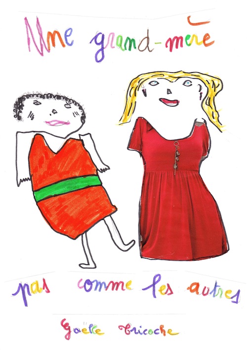 dessin par l'auteur pour la couverture de son histoire